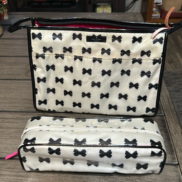 kate spade Other - Kate Spade Make Up and brush bags. Used.